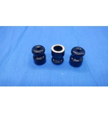 Изолятор для наружного монтажа R, керамика, цвет черный (50 шт/уп)