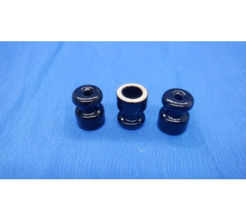 Изолятор для наружного монтажа R, керамика, цвет черный (50 шт/уп)