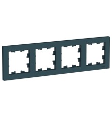 Systeme electric ATN000804 ATLASDESIGN 4-постовая РАМКА, универсальная, ИЗУМРУД