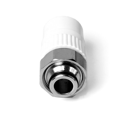 Евроконус (Муфта с накидной гайкой) полипропиленовый Белый 20x3/4