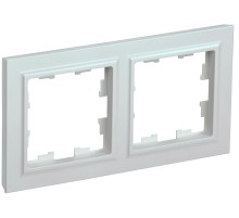 IEK BR-M22-K36 BRITE Рамка 2-мест. РУ-2-БрЖ жемч.