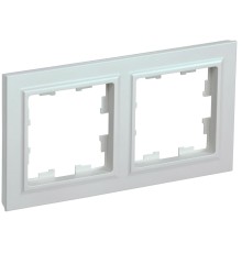 IEK BR-M22-K36 BRITE Рамка 2-мест. РУ-2-БрЖ жемч.