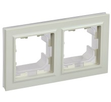 IEK BR-M22-44-K10 BRITE Рамка 2-мест. IP44 РУ-2-БрКр-44 беж.