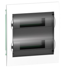Systeme electric EZ9E212S2FRU Щит распределительный встраиваемый белый дверь прозрачная на 24 модуля IP40 Easy9