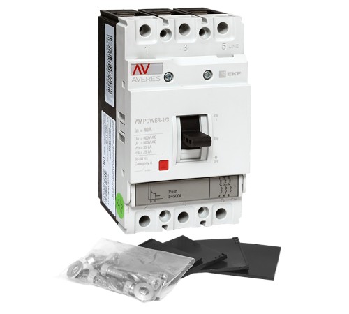 EKF mccb-13-40-TR-av Автоматический выключатель AV POWER-1/3  40А 35kA TR