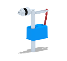 Арматура боковая для бачка унитаза 1/2'эконом     пластиковый