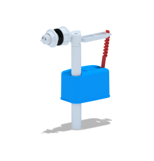 Арматура боковая для бачка унитаза 1/2'эконом     пластиковый