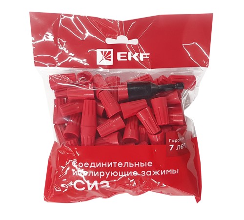 EKF plc-cc-8 Соединительный изолирующий зажим СИЗ (8мм.) (100шт.) EKF PROxima