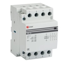 Контактор модульный EKF km-3-16-40 КМ 16А  4NO (3 мод.) PROxima