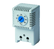 Dkc R5THV2 Термостат, NO контакт, диапазон температур: 0-60 °C