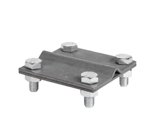 Зажим универсальный полоса 40 - прут 10 (пластина 70x70мм) HZ PROxima