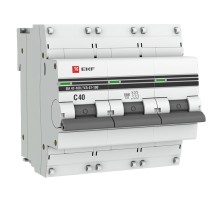 EKF mcb47100-3-40C-pro Автоматический выключатель 3P 40А (C) 10kA ВА 47-100 EKF PROxima