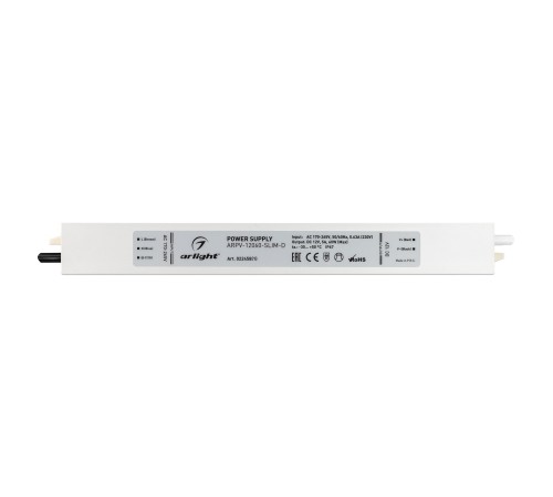 Блок питания ARPV-12060-SLIM-D (12V, 5A, 60W) (ARL, IP67 Металл, 3 года)