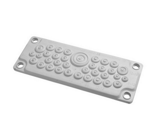 Dkc R5HTC35 Кабельный ввод, пластик V0 UL94, IP65, +130 - 40, 35 отверстий Dkc R5HTC35 Кабельный ввод, пластик V0 UL94, IP65, +130 - 40, 35 отверстий