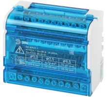 Шины на DIN-рейку в корпусе (кросс-модуль) ШНК 4х11 3L+PEN