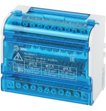 Шины на DIN-рейку в корпусе (кросс-модуль) ШНК 4х11 3L+PEN