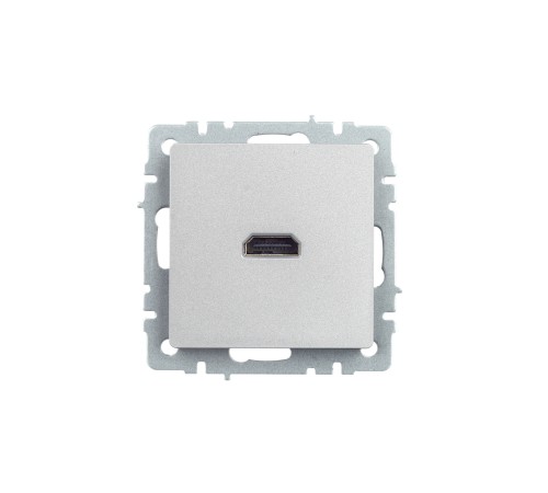 BRITE Розетка HDMI РHDMI-0-БрА алюминий
