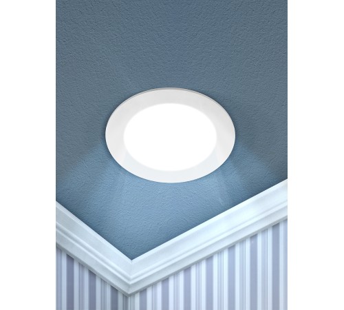 Светильник встраиваемый LED 1-18-6K/1 светодиодный круглый LED 18W 220V 6500K (20/360) ЭРА Б0049553