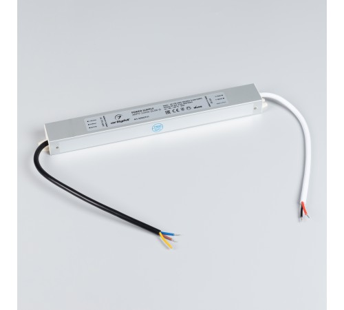 Блок питания ARPV-24060-SLIM-D (24V, 2.5A, 60W) (ARL, IP67 Металл, 3 года)