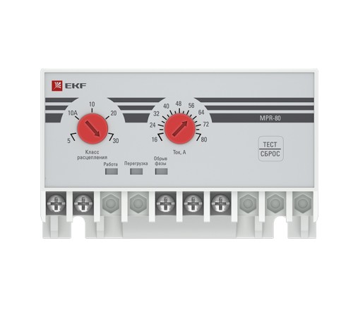 Реле защиты двигателя MPR 80А EKF mpr-80