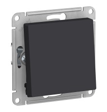 Systeme electric ATN001061 ATLASDESIGN 1-клавишный ПЕРЕКЛЮЧАТЕЛЬ, сх.6, 10АХ, механизм, КАРБОН