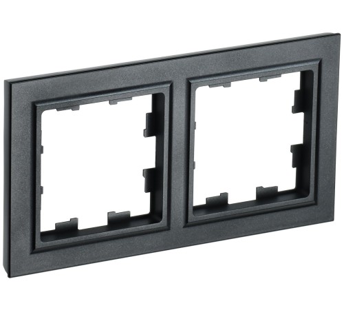 IEK BR-M22-K02 BRITE Рамка 2-мест. РУ-2-БрЧ черн. IEK BR-M22-K02 BRITE Рамка 2-мест. РУ-2-БрЧ черн.