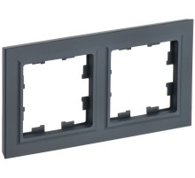 IEK BR-M22-K53 BRITE Рамка 2-мест. РУ-2-БрГ граф.