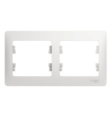 Systeme electric GSL000102 GLOSSA 2-постовая РАМКА, горизонтальная, БЕЛЫЙ