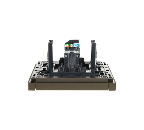 FORTE&PIANO Розетка компьютерная RJ45 кат.5E FP332 серый IEK
