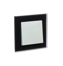 Systeme electric ATN331001 	Рамка однопостовая ATLASDESIGN NATURE, МАТОВОЕ СТЕКЛО ЧЕРНЫЙ