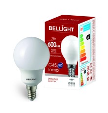 Лампа LED 7Вт 3000K 600Лм E14  Шар Bellight