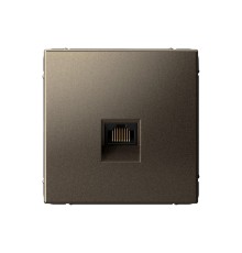 ARTGALLERY розетка компьютерная RJ45, кат. 6A, механизм, мокко