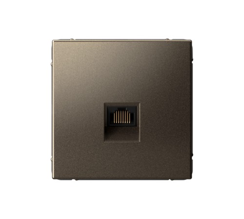 ARTGALLERY розетка компьютерная RJ45, кат. 6A, механизм, мокко ARTGALLERY розетка компьютерная RJ45, кат. 6A, механизм, мокко