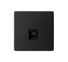 ARTGALLERY РОЗЕТКА компьютерная RJ45, кат. 5е, механизм, КАРБОН
