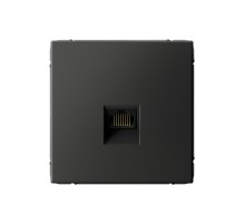 ARTGALLERY РОЗЕТКА компьютерная RJ45, кат. 5е, механизм, БАЗАЛЬТ