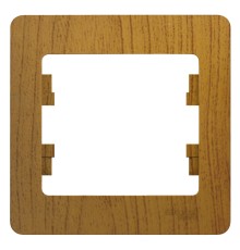 Systeme electric GSL000501 GLOSSA 1-постовая РАМКА, ДЕРЕВО ДУБ