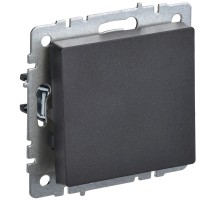 IEK BR-V14-0-10-K02 BRITE Выключ. 1-кл. самовозвратн. 10А ВС10-1-4-БрЧ черн.