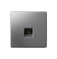 ARTGALLERY РОЗЕТКА компьютерная RJ45, кат. 5е, механизм, СТАЛЬ