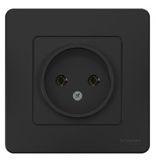 Systeme electric BLNRS000016 BLANCA С/У РОЗЕТКА без заземления без шторок 16А, 250В, АНТРАЦИТ
