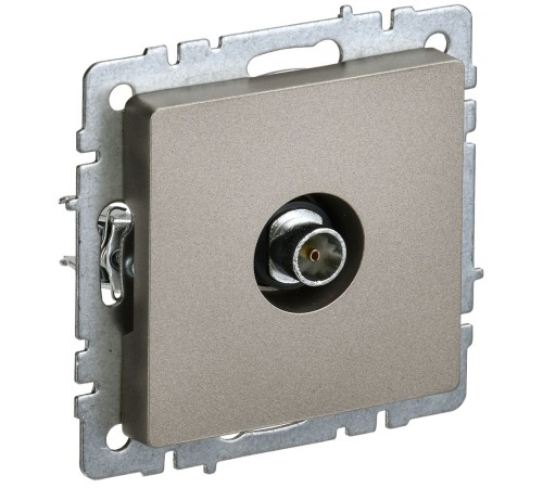 IEK BR-A10-O-K37 BRITE Роз. TV оконечная РТВ11-0-БрШ шамп. IEK BR-A10-O-K37 BRITE Роз. TV оконечная РТВ11-0-БрШ шамп.
