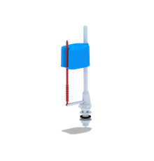 Арматура нижняя для бачка унитаза 1/2'эконом пластиковый щтуцер