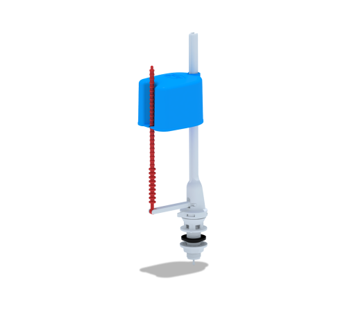 Арматура нижняя для бачка унитаза 1/2'эконом пластиковый щтуцер