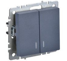 IEK BR-V20-1-10-K35 BRITE Выключ. 2-кл. с инд. 10А ВС10-2-1-БрМ мар.