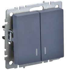 IEK BR-V20-1-10-K35 BRITE Выключ. 2-кл. с инд. 10А ВС10-2-1-БрМ мар.