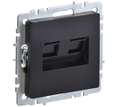 IEK BR-K20-1-K02 BRITE Роз. комп. 2-ая RJ45 кат.5E РК10-2-БрЧ черн. IEK BR-K20-1-K02 BRITE Роз. комп. 2-ая RJ45 кат.5E РК10-2-БрЧ черн.