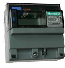 Счетчик электроэнергии Меркурий 201.2 однофазный  однотарифный, 5(60), кл.точ. 1.0, D, ЖКИ, имп.    выход