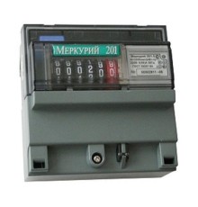 Счетчик электроэнергии Меркурий 201.5 однофазный однотарифный, 5(60), кл.точ. 1.0, D, ЭМОУ, имп. выход