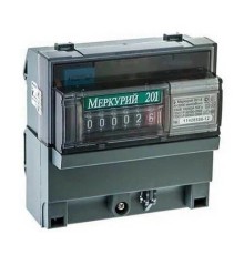 Счетчик электроэнергии Меркурий однофазный однотарифный, 10(80), кл.точ. 1.0, D, ЭМОУ, имп. выход