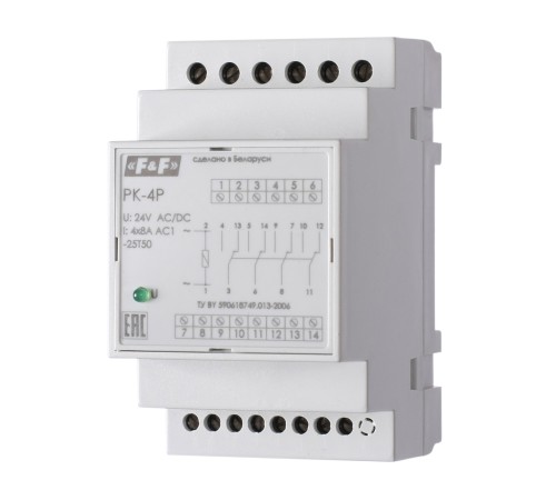 Реле электромагнитное PK-4P 220