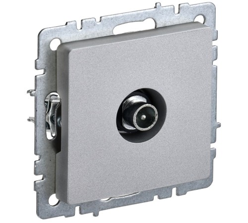 IEK BR-A10-P-K47 BRITE Роз. TV проходная РТВ10-0-БрА алюм.